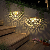 Solar Fence Lights 6 Pack Solar Deck Lights Waterproof LED Step Wall Outdoor Decorations Warm Yellow Decorative | Lumora