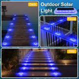 T-SUN Solar Deck Lights Outdoor Waterproof, Deck Lights Solar Powered, Driveway Marker Light for Fence Front Door | Lumora