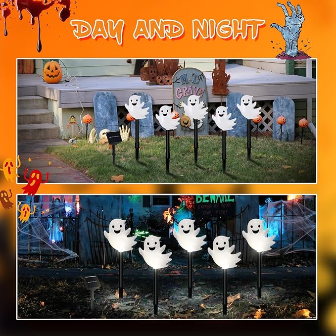 Solar Christmas Pathway Lights (Cool White)