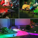 Linkind Solar Lights Outdoor Waterproof IP65, StarRay RGB Solar Spot Lights Outdoor, Color Changing Outdoor Solar | Lumora