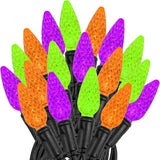 ‎‎‎Novelty Lights 24FT 70 LED C6 LED Halloween String Lights, Outdoor Christmas Tree Commercial Grade LED String | Lumora