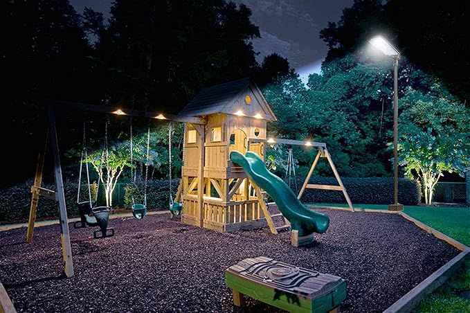 eLEDing Solar Powered AI-Smart LED Wall Light – Motion Sensor, Warm/Soft Security Glow, Dusk-to-Dawn Adaptive Lighting, Integrated Solar Panel, Weatherproof Outdoor Sconce for Fence, Patio, Entryway