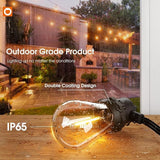 addlon 100FT Outdoor String Lights LED Waterproof Patio Lights with 32 Edison Dimmable Bulbs Shatterproof Hanging | Lumora