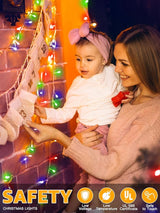 Christmas String Lights Indoor 1200LED 196FT, Waterproof Outdoor String Lights with Remote and Timer, 8 Modes | Lumora