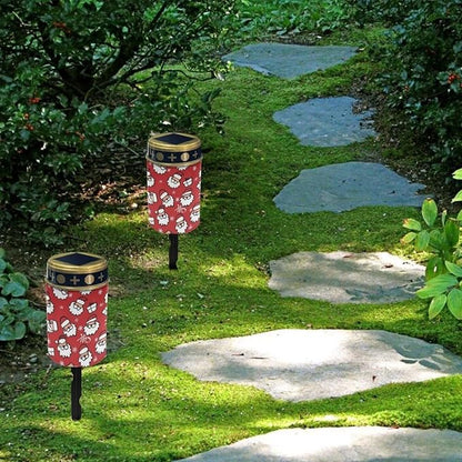 Oil Painting Led Solar Outdoor Lights Grass Solar Lights for Cemetery Outdoor Solar Path Lights Outdoor Lights Waterproof Outdoor Pergola Lights Led Solar Spot Lights Outdoor