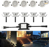 FVTLED Low Voltage LED Deck Light Waterproof Outdoor Garden Yard Decor Lamps Recessed Wood Decking Stair Landscape | Lumora