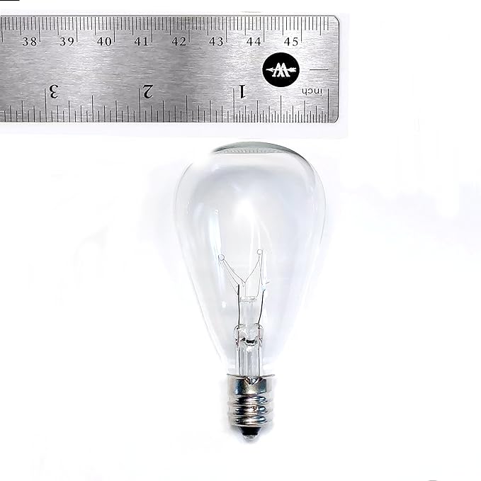 Hometown Evolution, Inc. Vintage Outdoor Patio String Lights with ST11 Clear Light Bulbs (White Wire, 10 ft)