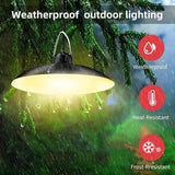 4 Head Solar Lights Waterproof Outdoor for Camping Garden Yard Solar Pendant Light Warm White/White Indoor Terrace | Lumora
