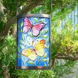 Hanging Solar Lantern Outdoor Waterproof LED Butterfly Solar Lights Decorative Solar Garden Lanterns Tabletop Lamp | Lumora
