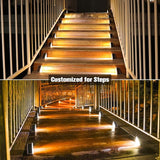 VOLISUN Solar Stair Lights 16 Pack, Solar Step Lights Outdoor Waterproof IP67, LED Outdoor Step Light | Lumora