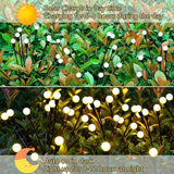 Solar Garden Lights Outdoor, 4 Pack 40 LED Solar Firefly Lights Waterproof, Sway by Wind, Swaying Light for Yard | Lumora