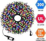 105FT 300LEDs Christmas Lights Outdoor Indoor String Lights 8 Modes Memory Function for Christmas Tree Party | Lumora