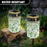 Leaves Green Solar Lights Outdoor Waterproof Pathway Lights Garden Decorative for Yard Patio Walkway Decoration for | Lumora