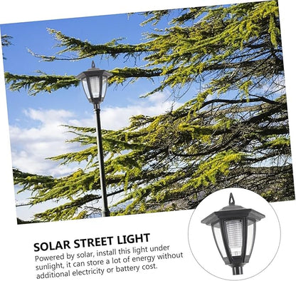 Totority LED Garden Path Lights Outdoor Vintage European Style for Patios Lawns and Walkways Solar Powered Decorative Lights Adjustable Brightness