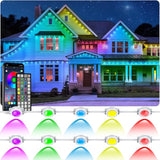 LETIANPAI 500FT Permanent Outdoor Lights,RGB Eaves Lights with App Control Remote,DIY Scene Modes IP67 Waterproof | Lumora