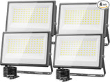 Olafus 130W Flood Lights Outdoor, 13000lm LED Work Light Plug in, 6500K Daylight White Led Flood Light Outdoor | Lumora