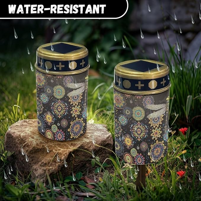 Solar Lights Outdoor Waterproof,Dragonfly Solar Garden Lights, Solar Lights for Outside, Garden Decor for Yard | Lumora
