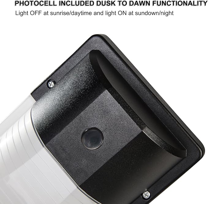13W LED Wall Pack Light,Dusk to Dawn Led Outdoor Lighting 1600lm 5000K Daylight White, IP65 Rating,Outdoor Security | Lumora