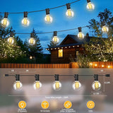 100FT G40 LED Outdoor String Lights with 50 Shatterproof Bulbs + 2 Spares, E12 Socket, 2700K Warm White | Lumora