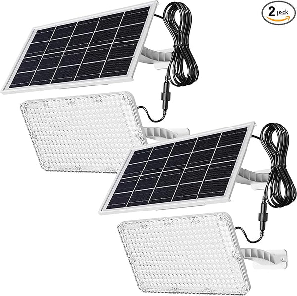 1000 Lumen 299 LED Solar Dusk to Dawn Light Outdoor JACKYLED Solar Powered Spotlight with 4000mAh Battery Outside | Lumora