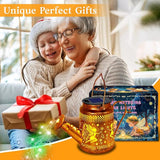 Solar Watering Can Lights, Fairy Hanging Lanterns Outdoor, Gardening Gifts for Mom Women Grandma Birthday | Lumora