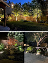 SUNVIE 12W Low Voltage LED Landscape Lights with Connectors, Outdoor 12V Super Warm White (900LM) Waterproof Garden | Lumora