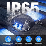 Quntis Solar Deck Lights Outdoor Waterproof 12 Pack Driveway Light, Solar Dock Lights IP65 LED Warning Step Light | Lumora