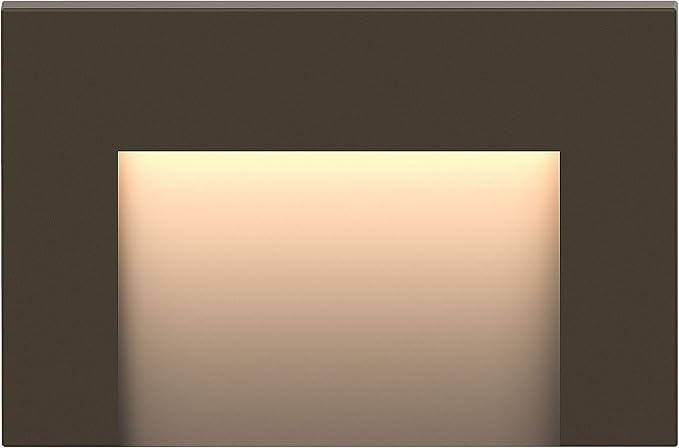 Hinkley Landscape Lighting LED Taper Deck Sconce, Horizontal, Bronze – Add Security to Outdoor Living Spaces with Ultra-Durable Deck Lights – 12-Volt, Bronze Finish, Integrated LED Engine, 1553BZ