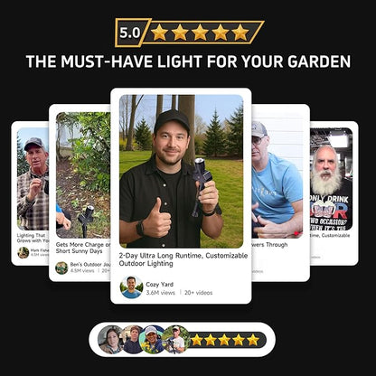 Solar Spot Lights Outdoor, Adjustable Angle Waterproof Landscape Spotlight, All Night LED Uplights Separate Panel, Warm & Daylight Selectable (3000k/4500k/6500k) for Tree Yard Garden 2 Pack