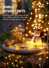 Minetom Solar String Lights, 4 Packs Total 132Ft 400 LED Solar Fairy Lights, Waterproof - Decorative Outdoor Light | Lumora