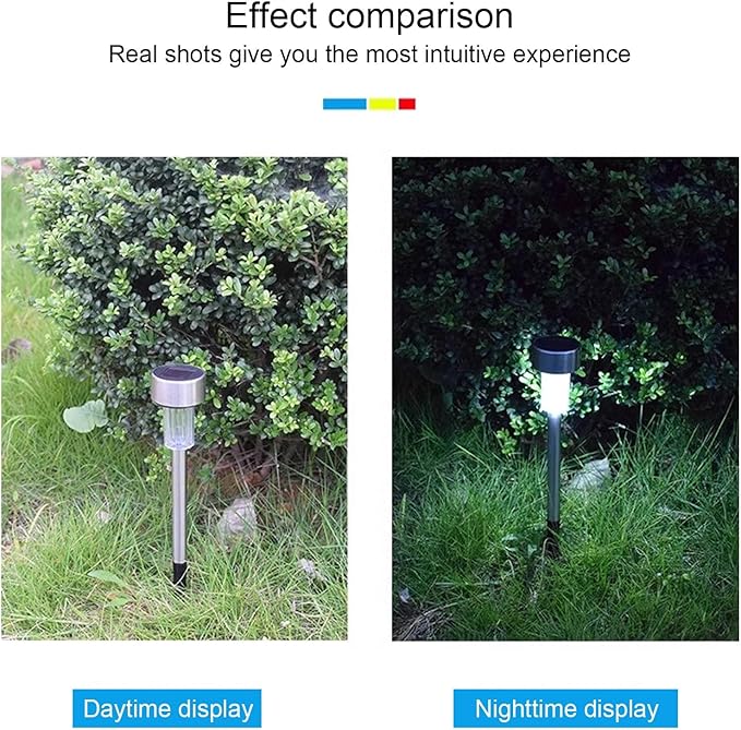 Solar Pathway Lights Waterproof, Landscape Lighting Solar Lamp Post Ligh for Driveway, Pathway, Patio | Lumora
