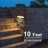 GOODSMANN Low Voltage Step Lights 10.6 Inch Outdoor 12V AC Landscape Stair Lights Wired 2PK 6W LED Electric Outdoor | Lumora