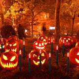 19.5Ft Halloween Pathway Lights Outdoor, Halloween Decor Candle Lights with 10 C18 Flame Bulbs and Black Blood | Lumora