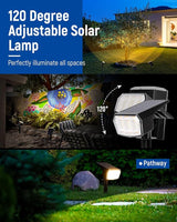 Solar spotlights Outdoor 63 LED 3 Lighting Modes, IP65 Waterproof Lighten Yard Garden House Garage Pathway for | Lumora
