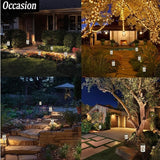 Cute Cat Outdoor Stake Lights Solar Warm White Lights for Yard Patio Waterproof Pathway Lights Flameless Garden | Lumora