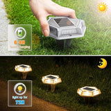 VOLISUN Solar Driveway Lights Dock Outdoor Waterproof Marker Lights,12 Pack Solar Deck Lights 2 Colors in 1 Led | Lumora