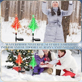 Baquler 2 Pcs Solar Christmas Tree Garden Stake Lights Outdoor Christmas Tree Lighted Yard Decorations Multicolor | Lumora