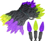 ‎‎‎Novelty Lights 24FT 70 LED C6 LED Halloween String Lights, Outdoor Christmas Tree Commercial Grade LED String | Lumora