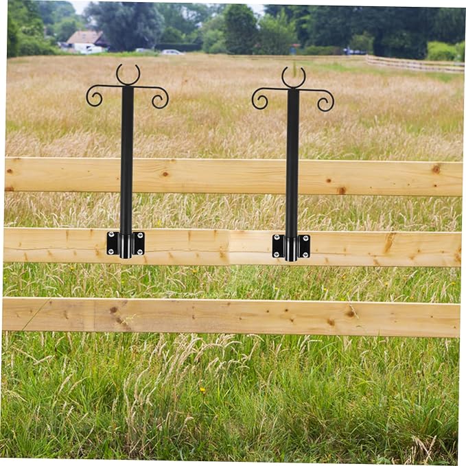 Happyyami 1set Outdoor Light Poles Support Rod Hanging Accessories for String Lights Bird Feeders Easy Installation | Lumora