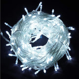 FULLBELL 33ft 100 LED Memory Pure Wire String Lights, Indoor/Outdoor, White (100LED), 5W, 125V, 3000K, Water | Lumora