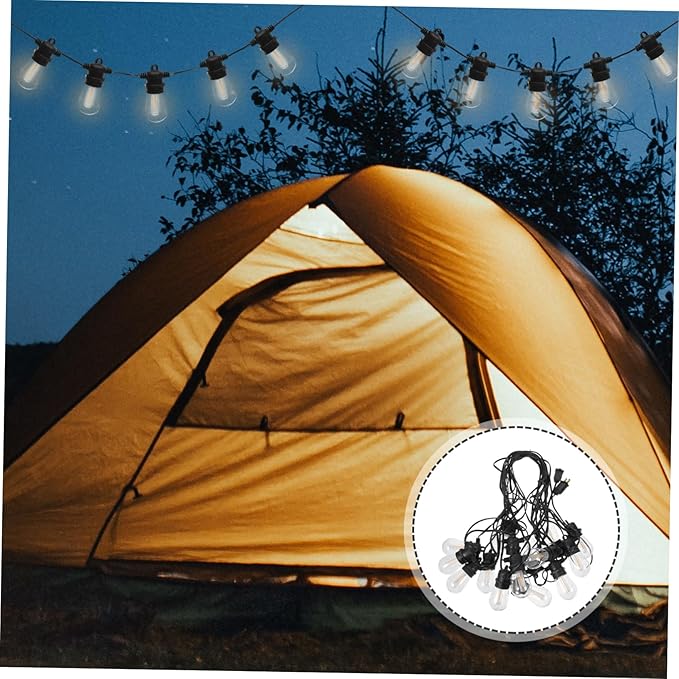 15m Outdoor Led String Lights Decorative Party Lamp Led Bulbs for Garden Patio Camping and Festivals Wear-Resistant | Lumora