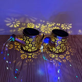 Solar Watering Can Lights Outdoor, IP65 Waterproof Garden Decor Solar Garden Light 8 Multi-Color Changing Modes One | Lumora
