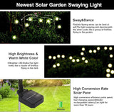 Firefly Lights Solar Outdoor, 8 Modes 800mAh Swaying Solar Firefly Garden Lights Stakes Outdoor Waterproof for | Lumora