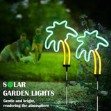 SunKite Coconut Solar Decorative Stake Lights - Outdoor Waterproof Neon Lights for Garden, Yard, Lawn, Pathway | Lumora