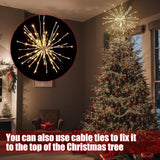 Twinkling Starburst Christmas Tree Star Topper Fairy Light 20 of 120 LED Lights - Outdoor Lighting Accessory | Lumora