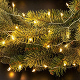 100FT Firecracker String Lights 1000 LED Warm White Plug in Indoor Silver Wire Cluster - Decorative Outdoor Light | Lumora