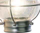 VAXCEL 2-Pack Chatham 12 in. H 1-Light Brushed Nickel Coastal Outdoor Wall Sconce Made of Durable Steel, Clear | Lumora
