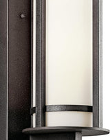 Kichler 49120AVIFL Camden Outdoor Wall 2-Light Fluorescent, Anvil Iron | Lumora