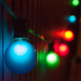 Wintergreen Lighting C9/E17 Light Stringer, 12' Socket Spacing, Outdoor String Light Patio Stringer, Fits C9/E17 | Lumora