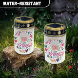 Grandma Printed Solar Outdoor Lights, Waterproof Solar Pathway Lights,Auto On/Off Solar Lights,Christmas Birthday | Lumora